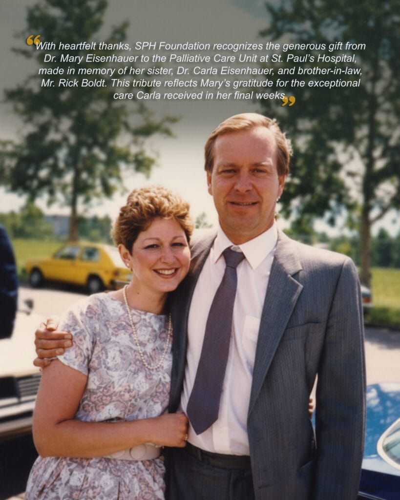 Dr. Carla Eisenhauer and Mr. Rick Boldt