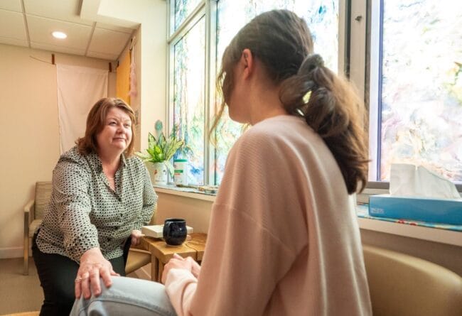 Madeline Oliver, Spiritual Care Provider at the Hospice at Glengarda.