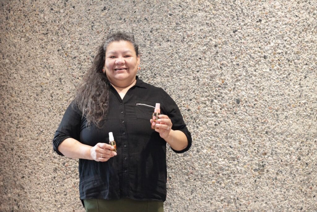 Colleen Chief, a Specialist Cultural Support Worker with First Nations Métis Health.